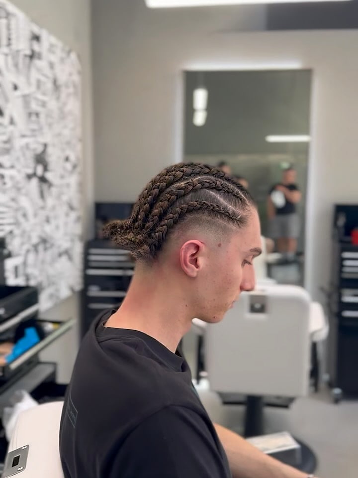 Braids με fade στο 808 EIGHT OH EIGHT